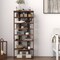 7-Tier Dual 14 Pair Shoe Rack Free Standing Concise Shelves Storage
